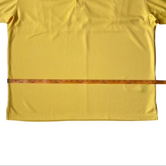 Men’s Columbia Performance Fishing Gear Lined Polo Shirt Yellow - Size XXL 2XL - Picture 3 of 5
